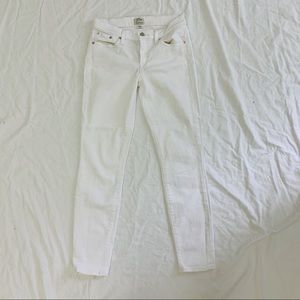 J. Crew White Toothpick Jean